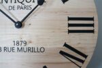 Large 18" French Style Maple Wall Clock (in stock)