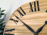 Large 26" Solid Poplar Hardwood Farmhouse Wall Clock (in stock)